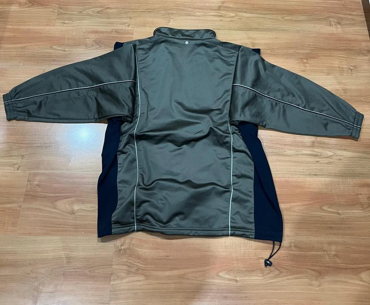 Reebok Vintage Grey Navy Blue Track Jacket Y2K Size L – photo 5